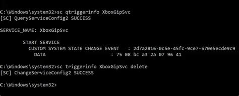 xbox service trigger start example